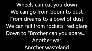 Rush-Between The Wheels (Lyrics)