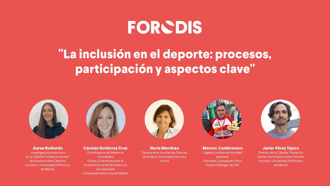FORODIS | Mesa 14: Inclusión real en el deporte