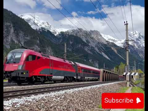 Railjet ÖBB la 230 km/h – senzația din exterior și interior | ÖBB Railjet mit 230 km/h – das Gefühl