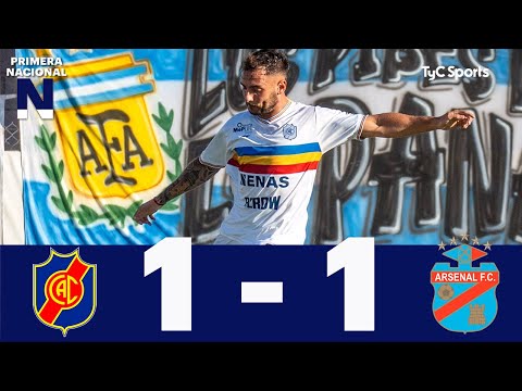 Colegiales 1-1 Arsenal | Primera Nacional | Fecha 3 (Zona A)