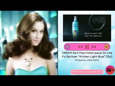 CREAM SILK Flexi Hold Leave On Lite Fix Spritzer “Kristen Light Blue” [15s] - Philippines, 2006-2007