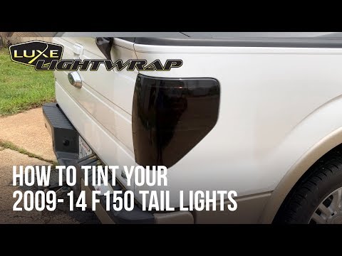 How To Tint Your 2009-14 F15 Tail Lights