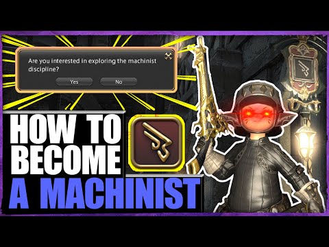 How to Unlock / Become a Machinist in Final Fantasy Online(FFXIV)