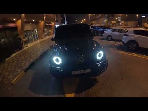 Terrorising The Streets of Dubai Night Time POV Mercedes Benz G63 AMG