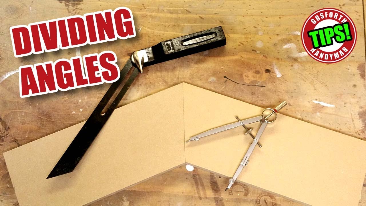 Dividing Angles for Woodworking - Old School Compasses Method!