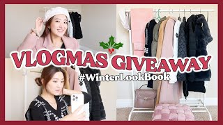 (CC/KR) 🎁GIVEAWAY🎁 VLOGMAS ft. WINTER LOOKBOOK (Moncler, H&M, Burberry, Canada Goose) | Crystall Cho