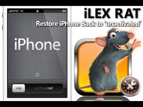 iLex Rat - Restore iPhone and Remove All Cydia Tweaks
