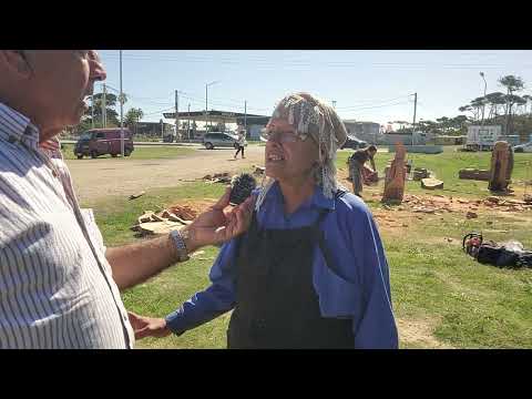 TALLER EN "LA PAZ" (Canelones). ESCULTURA también en madera