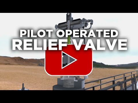 Pilot Operated Relief Valve Animation