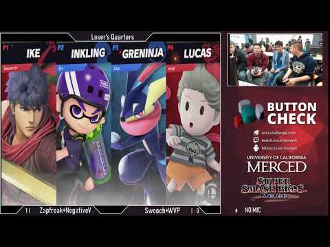 Button Check 14 Ultimate Doubles (Losers Quarters) - Zapfreak + NegativeV vs Swooch + WVP