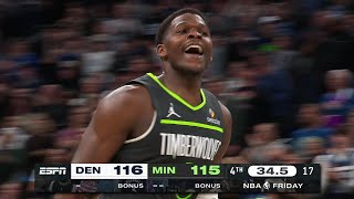 Anthony Edwards - Rudy Gobert - Minnesota Timberwolves - Nikola Jokic - Denver Nuggets