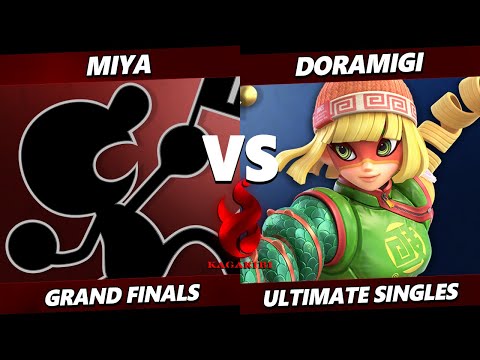 Kagaribi 14 GRAND FINALS - Miya (Game & Watch) Vs. Doramigi (Min Min) Smash Ultimate - SSBU