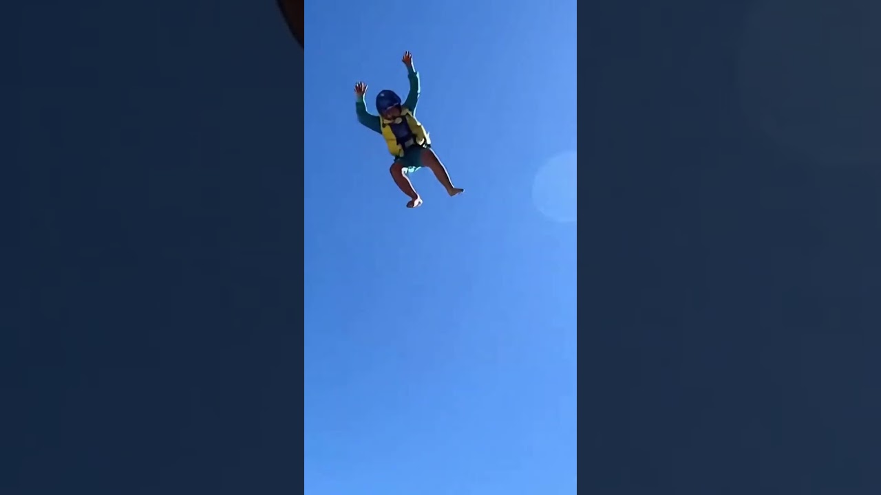 Ultimate Human Slingshot: The Most Insane Launch Ever! 🚀😱 #stunt #adrenaline #extreme #adventure