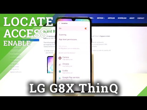 How to Disable Location of LG G8X ThinQ - Turn Off LG Location