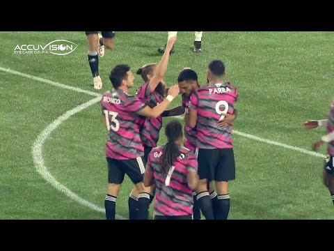 Sylvain Marveaux with a Goal vs. Charleston Battery