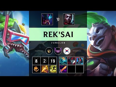 Rek'Sai Jungle vs Ekko - KR Master Patch 25.10
