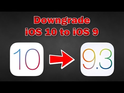 How to Downgrade iOS 10 Beta to iOS 9.3.4 / 9.3.3 on iPhone, iPod touch or iPad Video