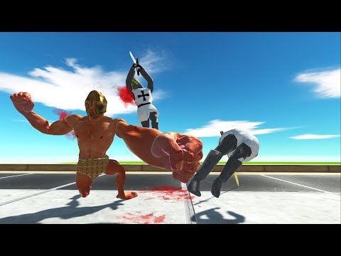 Achilles vs Ogre Lord - Animal Revolt Battle Simulator #animalrevoltbattlesimulator #arbs