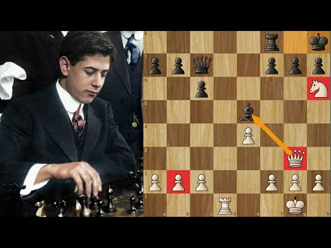 Queen Sacrifice!!!! || Jose Raul Capablanca vs Marc Fonaroff (1918)