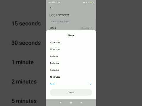 how to increase screen timeout in  Mi 10 lite  me screen timeout kaise badhaye