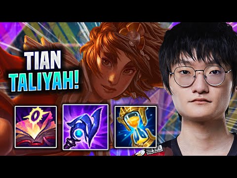 TIAN SUPER CLEAN TALIYAH GAME! - TES Tian Plays Taliyah Jungle vs Graves! | Season 2022