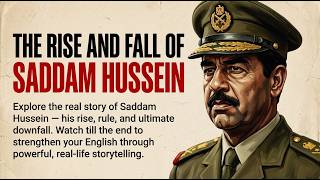 The Rise and Fall of Saddam Hussein | Learn English Through History | Powerful English Storytelling