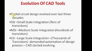 CAD for VLSI Design Course Part 1