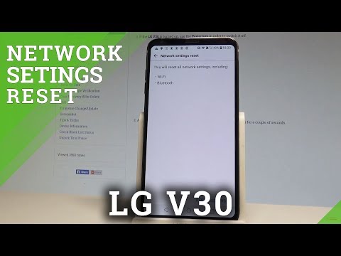 How to Reset Network Settings in LG V30 - Network Defaults |HardReset.Info