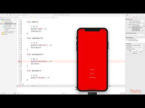 Troubleshooting with Xcode Replace print Statements | packtpub com