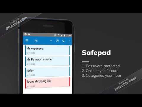 Safepad Notepad (Made in India Video