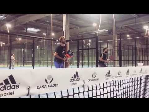 Arnaud Di Pasquale au padel à Casa Padel !