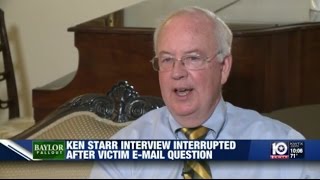Ken Starr CAUGHT Lying During Local News Interview