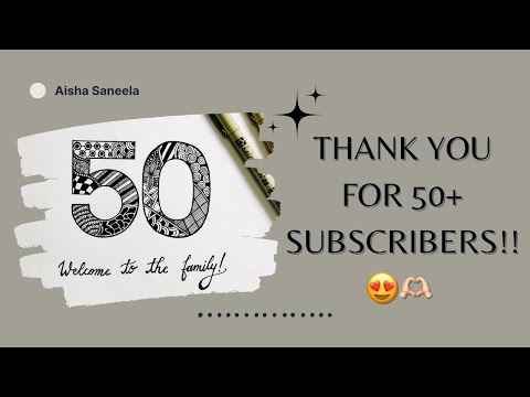 50+ Subscribers Special Video🤩❤️| Thank You For 50+ Subscribers🫶🏻😍|AS| #viral#ytshorts#doodle