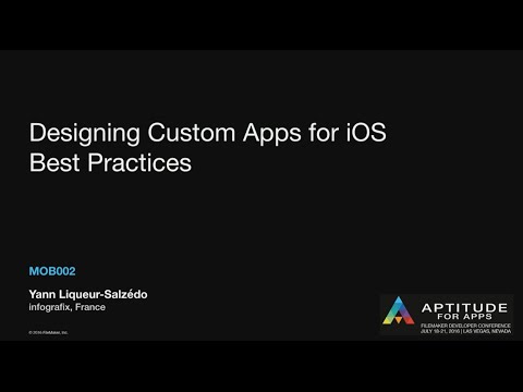 Designing Custom Apps for iOS Best Practices by Yann Liqueur-Salzedo