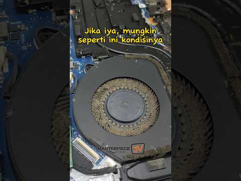Kipas Processor Laptop tersumbat debu, bikin panas & lambat #processor #servislaptop #masterpiececom