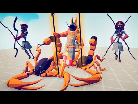 EGYPT NECROMANCER vs EVERY FACTION | TABS Totally Accurate Battle Simulator