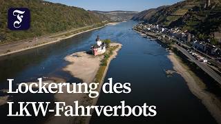 Niedrigwasser bremst Wirtschaft aus