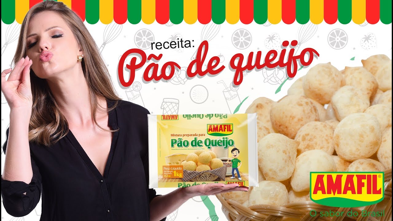 COMO FAZER PÃO DE QUEIJO RÁPIDO COM A MISTURA PARA PÃO DE QUEIJO AMAFIL.