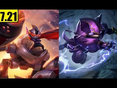 rumble top vs kennen - patch 7.21 - full ranked game - Oct 31, 2017