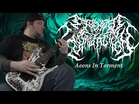 Extended Putrefaction | Aeons In Torment | 7 string Drop A Guitar Playthrough
