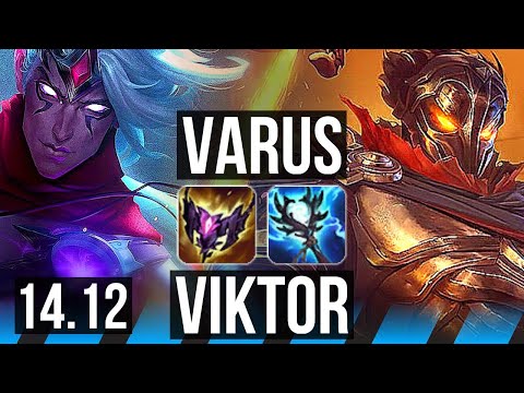 VARUS vs VIKTOR (MID) | 10 solo kills, Legendary, 22/4/5 | VN Master | 14.12