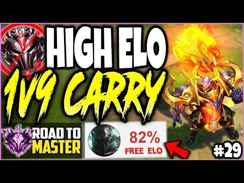 HIGH ELO 1v9 CARRY 🔥 Best 82% Win Ratio Mordekaiser Build 🔥 Road to Master #29 - LoL Morde Season 10