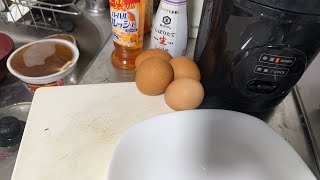 賞味期限ギリギリの卵で料理