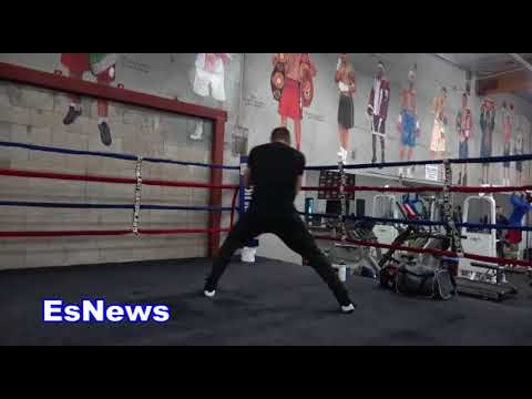 WBC 175 Champ Alex Gvozdyk Working Out EsNews Boxing