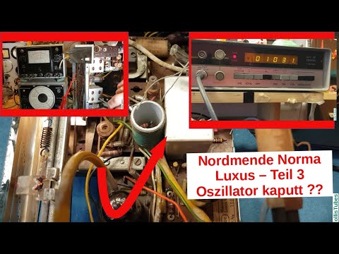 LW oscillator coil defective, AM reception repaired - Nordmende Norma Luxus Part 3