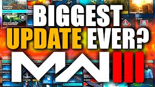 This Might Be COD's BIGGEST Content Update Ever... (Sledgehammer Games is COOKING)