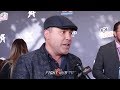 OSCAR DE LA HOYA ON PEOPLE SAYING KOVALEV IS FINISHED "I DIDNT SEE ANY WEAKNESS IN HIS LAST FIGHT"
