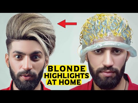 Hair Highlights with Blonde Hair Color at home |...