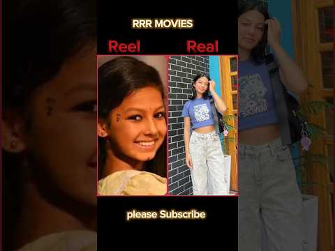 RRR all 🤩 characters Reel vs Real #viral#shorts #RRR  #movies