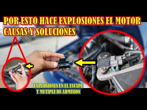 POR QUE AL ACELERAR EL AUTO HACE EXPLOSIONES  - QUE CAUSA LAS CONTRA EXPOSIONES Y JALONEOS EN MOTOR